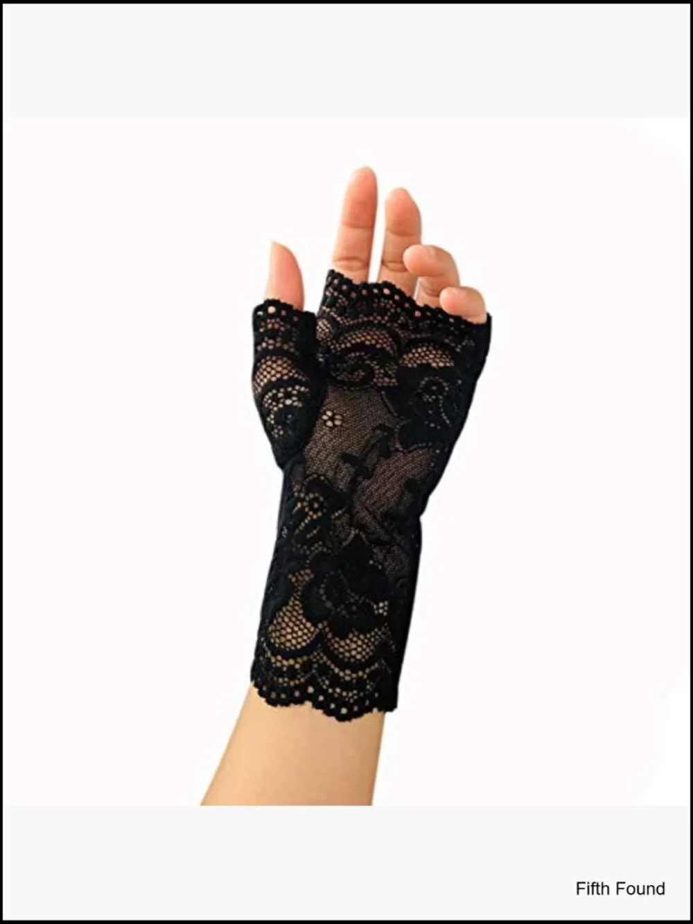 Short Lace Fingerless Gloves for Weddings, Parties, Cosplay